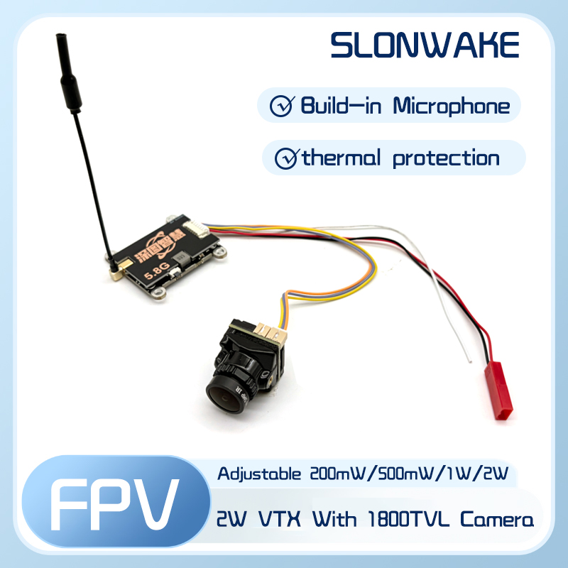 Drone Receiver - SLONWAKE 5.8G 56CH 2W verici VTX,
