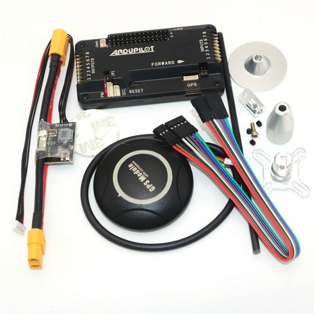 Drone Power Distribution Board - ArduPilot Mega APM2.8 uçuş kontrolörü kurulu