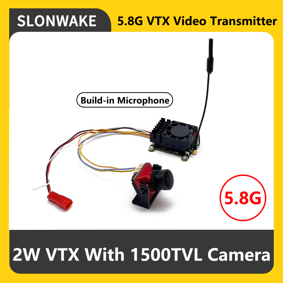 SLONWAKE 5.8G 2000mW FPV VTX V - Drone Receiver incelemesi ve fiyatı