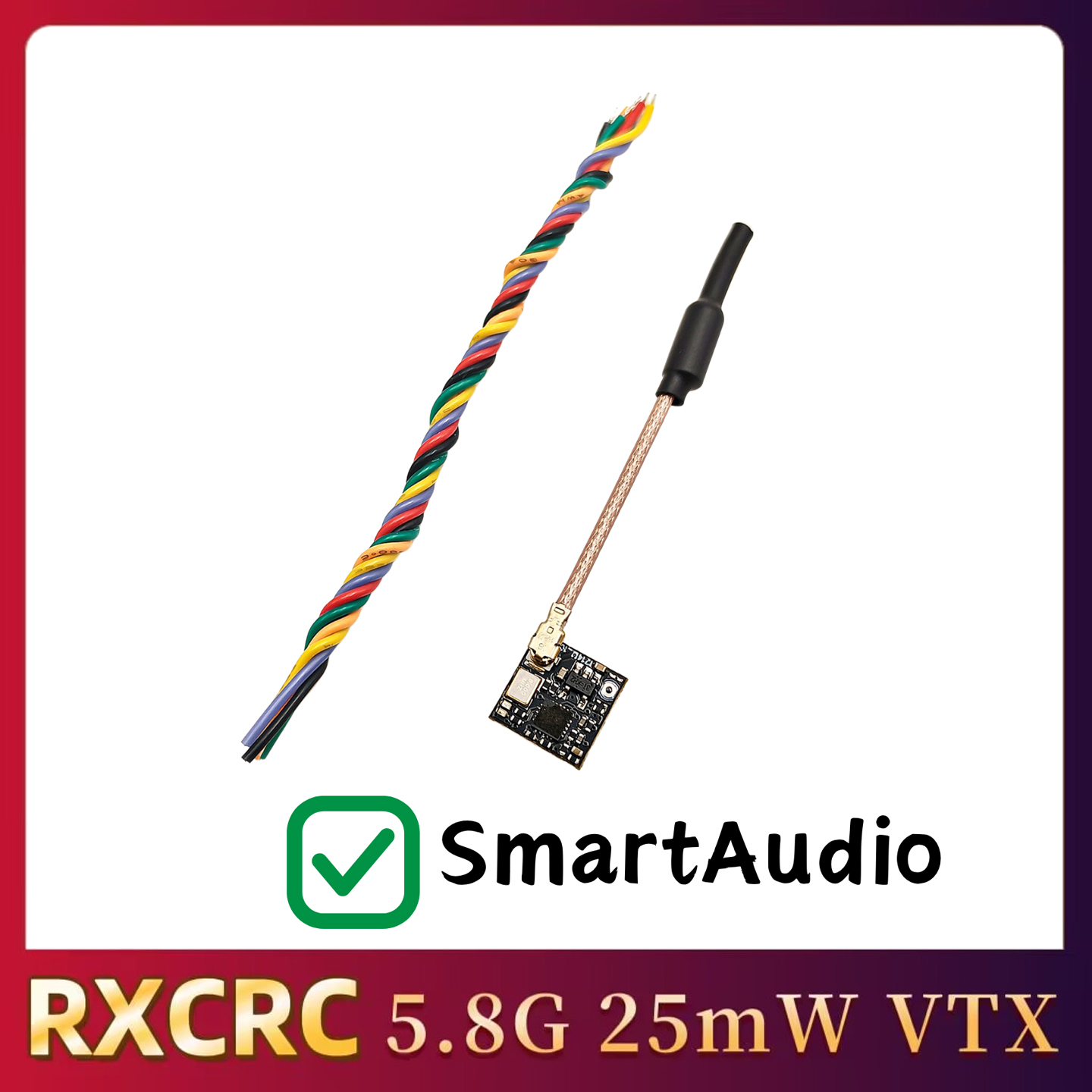 RXCRC 5.8GHz 48CH FPV 25mW Ana - Drone Receiver incelemesi ve fiyatı